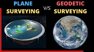 Difference Between Plane Surveying and Geodetic Surveying SurveyingCivil Engineering Basics [upl. by Annehsat697]