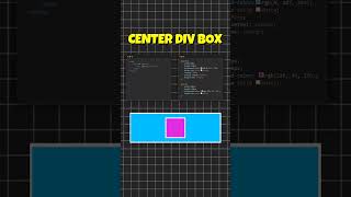 Center Div Box in CSS css css3 viral tech shorts [upl. by Sib]