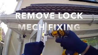 UPVC Window Repairs  Changing a UPVC Window Locking Mechanism [upl. by Htaeh]