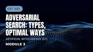 Adversarial Search  CST401  AI MODULE 3  KTU  Anna Thomas  SJCET [upl. by Llekcm]