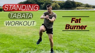 4 Minute Standing Tabata Workout  No Equipment [upl. by Mcleod]