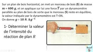 équilibre dun corps solide soumis à trois forces Tronc commun [upl. by Ferretti]