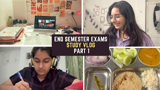 Study Vlog  Part 1  End Semester exams at NLU Patiala [upl. by Cris500]