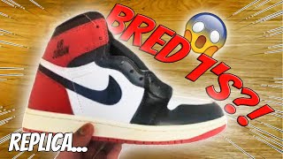 I BOUGHT 100 UNRELEASED JORDAN 1 BRED TOE REIMAGINEDS sneakers replica dhgate [upl. by Atel]