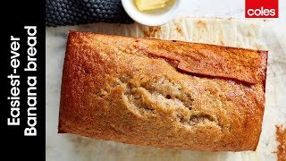 Easiestever banana bread [upl. by Aleusnoc]