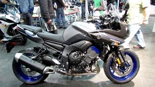 2013 Yamaha Fazer 8  Walkaround  2013 Quebec City Motorcycle Show [upl. by Rodrique]