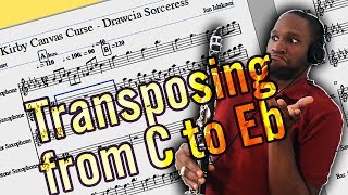 Transposing for Eb Sax Collaborations [upl. by Imtiaz678]