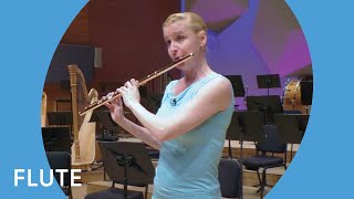 Minnesota Orchestra Flute Demonstration [upl. by Anwahsad]