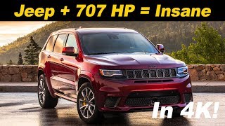 2018 Jeep Grand Cherokee Trackhawk First Drive [upl. by Nemzaj]