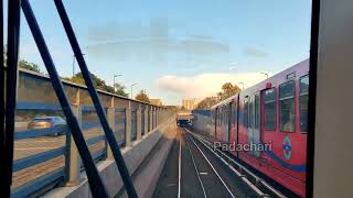 UK 🇬🇧 DLR  Docklands Light Railway  Transport For London  Driverless Metro Tube [upl. by Yelyab826]