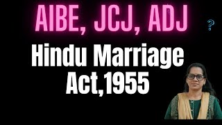 The Hindu Marriage Act 1955 by Kanchana Advocate [upl. by Sheppard]