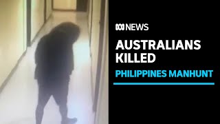 Manhunt underway after Australian couple found dead at luxury Philippines hotel  ABC News [upl. by Ayyidas]