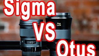 Sigma 50mm F14 Art Vs Zeiss Otus 55mm F14 [upl. by Alyose]