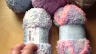 Sirdar snuggly snowflake chunky yarn review [upl. by Hartfield]