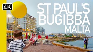 Bugibba Nightlife St Paul’s Bay Malta  What’s It Really Like [upl. by Bourne]