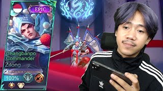 REVIEW SKIN EPIC ZILONG REVAMP SEMAKIN MENYALA ABANGKU  Mobile legends [upl. by Sharity]