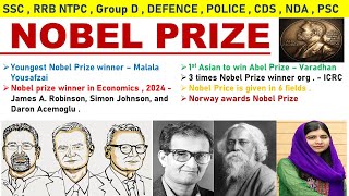 NOBEL PRIZE 2024  NOBEL PRIZE WINNERS 2024  NOBEL 2024  CURRENT AFFAIRS 2024  Detailed  MCQs [upl. by Pascasia438]