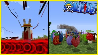 NEW ADVANCED HAKI ADDED NEW DEVIL FRUIT ABILITIES amp MORE Minecraft Mine Mine No Mi Mod Review [upl. by Zerep566]