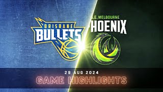 NBL Preseason Mini South East Melbourne Phoenix vs Brisbane Bullets  Extended Highlights [upl. by Ahsiela]