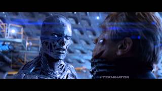 Terminator Genisys Sending The Terminator Clip With Full Fight [upl. by Aibat]