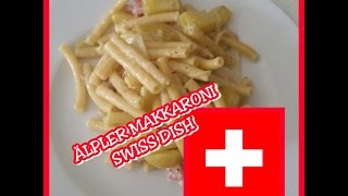 ÄLPLERMAGRONEN  how to do a great swiss dish [upl. by Ayouqes]