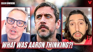 Nick Wright on why Aaron Rodgers must REGRET leaving Packers for New York Jets  Colin Cowherd NFL [upl. by Carleen245]