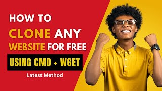 How to clone any website for free using CMD and WGET 🥰 [upl. by Eceinhoj829]