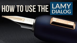 How to Fill the Lamy Dialog CC Fountain Pen  Writing and Walkthrough [upl. by Vanna467]