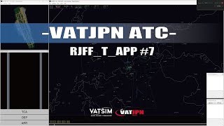 【VATJPN ATC】 RJFFTAPP 7 [upl. by Poler]