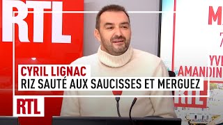 Cyril Lignac  riz sauté aux saucisses et merguez [upl. by Calvinna]