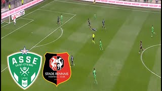 RENNES  SaintÉtienne 50 Résumé  Ligue 1 20242025 [upl. by Claudine]