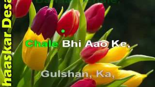 Gulon Mein Rang Bhare  Mehdi Hassan Karaoke [upl. by Jain]