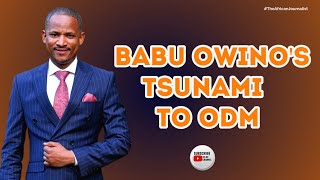 🚨Bombshell Panic in ODM as Babu Owino Launches His Own Party🔥🔥 [upl. by Aynekal]