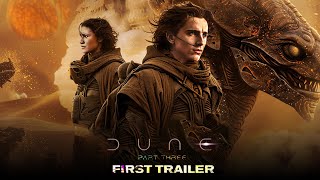 DUNE PART THREE – Trailer Updates Timothée Chalamet Zendaya  Warner Bros [upl. by Radec822]