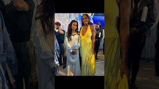 quotFrances Tiafoes Girlfriend Ayan Broomfield Stuns Alongside Venus Williams at Paris Fashion Weekquot [upl. by Eanehs]