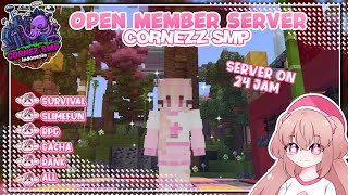 OPEN MEMBER SERVER CORNEZZ SMP  ON 24 JAM  VERSI TERBARU 120 UPDATE [upl. by Conal]