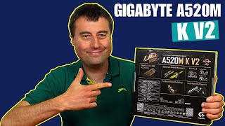 Gigabyte A520M K V2 AM4 Motherboard Unboxing amp Overview [upl. by Noruq]