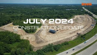 July 2024 Construction Update  Motorsports Gateway Howell [upl. by Anstus]