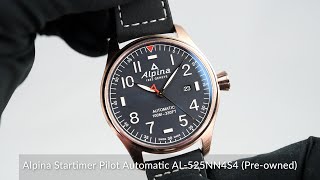 Alpina Startimer Pilot Automatic AL525NN4S4 Preowned [upl. by Anerol]