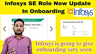 Infosys quotDecision Pendingquot New Development In Onboarding Process  SE Role Update 💥  Offer Letter [upl. by Nonregla]