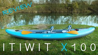 Itiwit X100 Review and Unboxing  3 Person Dropstitch Inflatable Kayak [upl. by Adnulahs295]