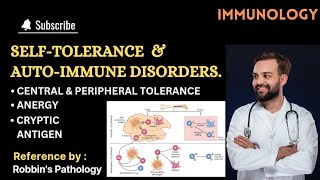 Tolerance  self Tolerance  Immune Tolerance  Central amp Peripheral Tolerance  Anergy  Tregs [upl. by Alana380]