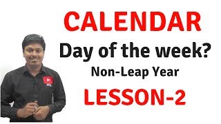 CalendarReasoningDay of the WeekNonLeap Year Lesson2 [upl. by Anissa]