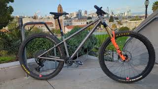 Custom Hardtail MTB Build  SRAM TType Transmission AXS [upl. by Gayn]