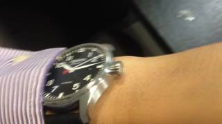 How the Alpina Pilot Automatic Startimer 44 mm Reference AL525B4S6 looks on my wrist [upl. by Florette197]