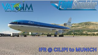 MSFS 2020 VFR flying Hannover day 24  IFR FLIGHT MSFS2024 live vatsim [upl. by Thedric]