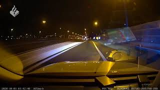 Achtervolging door het snelle interventie voertuig over de A4  pursuit on the highway [upl. by Acemat]