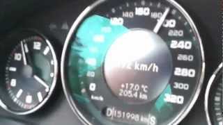 CLS 63 AMG acceleration 0  200 kmh and braking [upl. by Nielsen907]