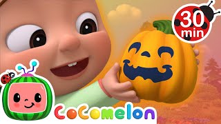 JJs Little Halloween Pumpkin  MORE CoComelon JJs Animal Time Kids Songs  Animal Songs for Babies [upl. by Annetta41]