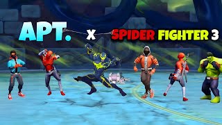 APT x Spider Fighter 3 VenomHulk SpiderMan Remix Version  Spider Fighter 3 Trending Dance😈💥 [upl. by Sirod91]